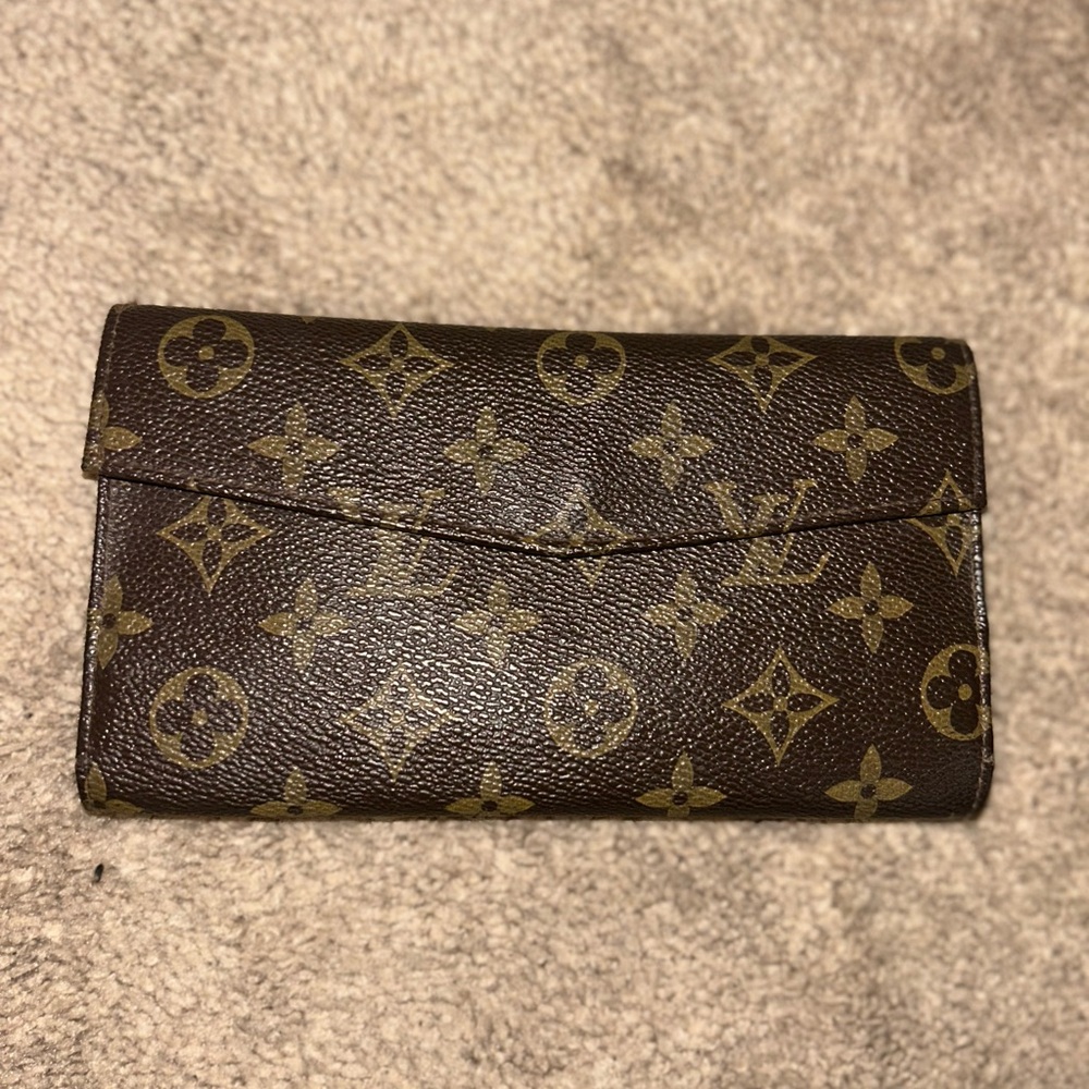 Louis Vuitton Monogram Canvas Brown & Gold Continental Wallet - Picture 9 of 9